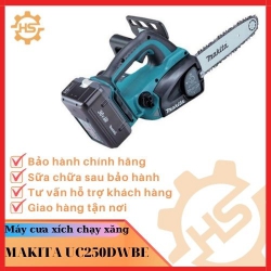 Máy cưa xích chạy pin Makita UC250DWBE
